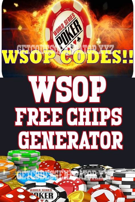 wsop free chips new players